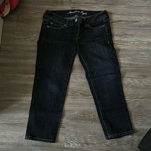 american eagle cropped jeans